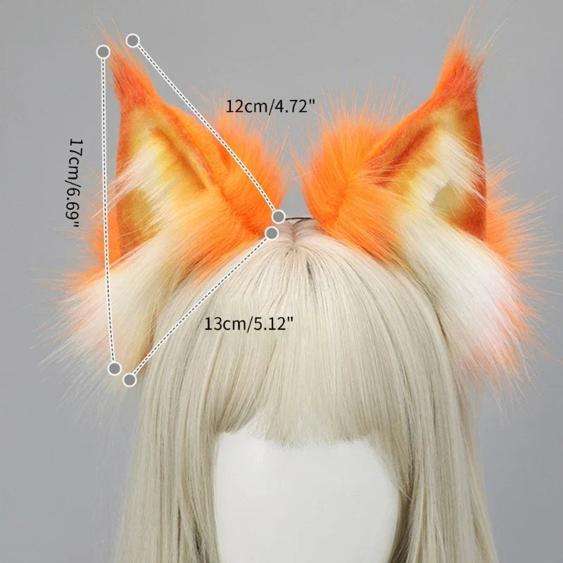 Lovely Animal Ears Headband Anime Plush Headband Party