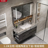 L Light Luxury Bathroom Stone Plate Integrated Bathroom