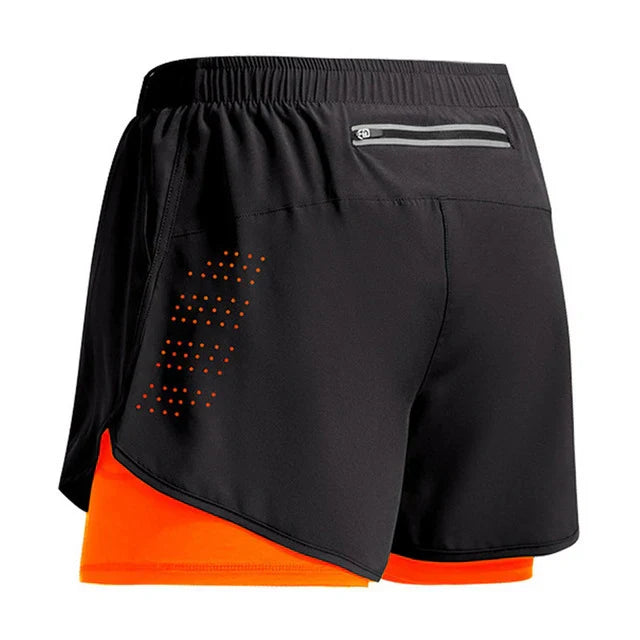 2023 Sport Shorts Men Sportswear Double-deck Training Short