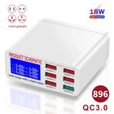 8A QC3.0 USB Charger with LCD Display 6