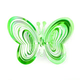 3D Butterfly Bird Repeller Spinner Wind Chimes Hanging