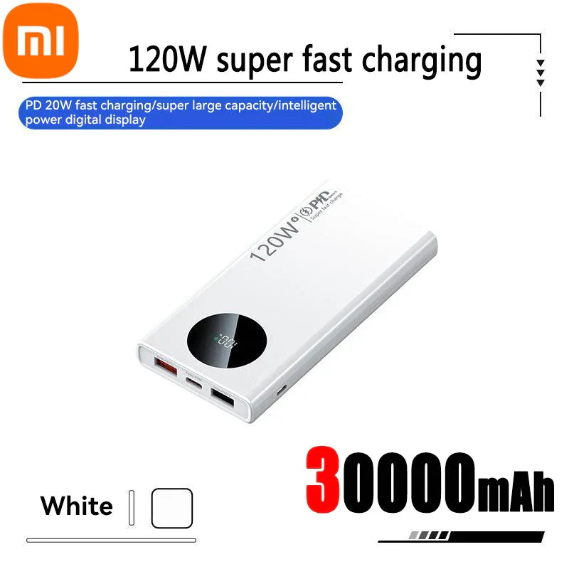 Xiaomi 120W Super Fast Charging 50000mAh Thin and