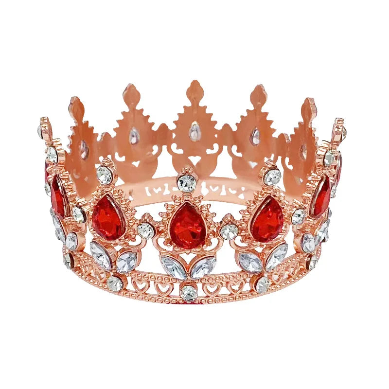 Baroque Vintage Princess Queen Bridal Crown Headwear Crystal