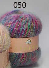 6 Balls Angora Mohair Wool Yarn for Knitting