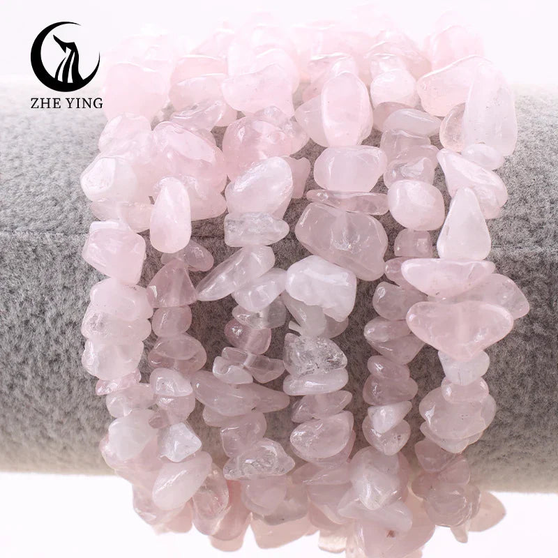 Stretch Natural 5-8mm Chips Bead Bracelet Healing Crystal