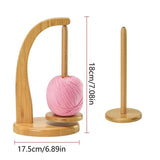 Wooden Yarn Holder Spinning Knitting Tools Crochet Yarn