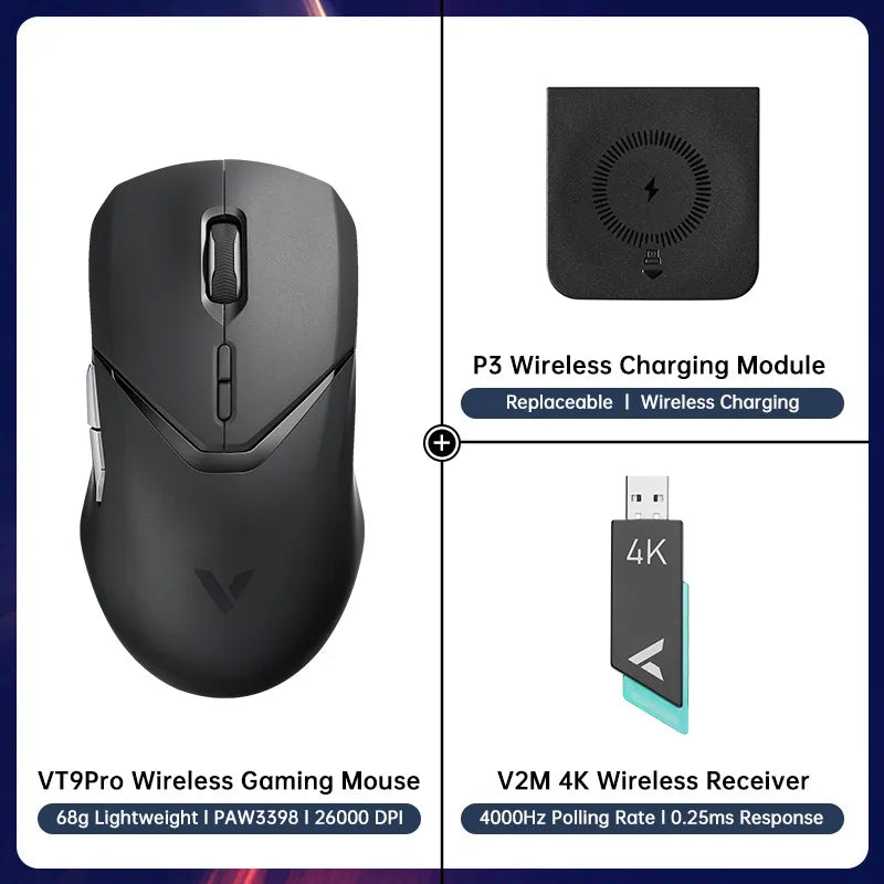 Rapoo VT9PRO Wireless Gaming Mouse Esports Grade 68g