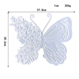 Large Butterfly Resin Mold Sunflower Silicone Mold