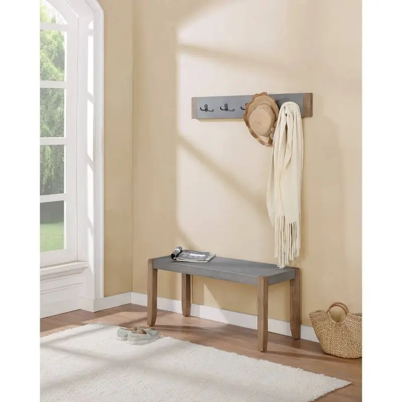40" 5 Hooks Hat Rack and Coat Hook