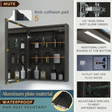 KWW 20 x 28 Inch LED Lighted Bathroom