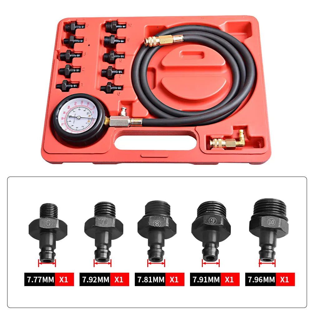 12 piece Engine Oil Pressure Test Kit Tester