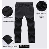 New Elastic Mens Hiking Pants Summer Quick Drying