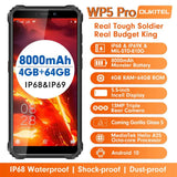 OUKITEL WP5 Pro IP68 Rugged Smartphone 4GB 64GB