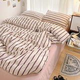 Nordic Sling Bed 150 Bedding Sets Stripes Duvet