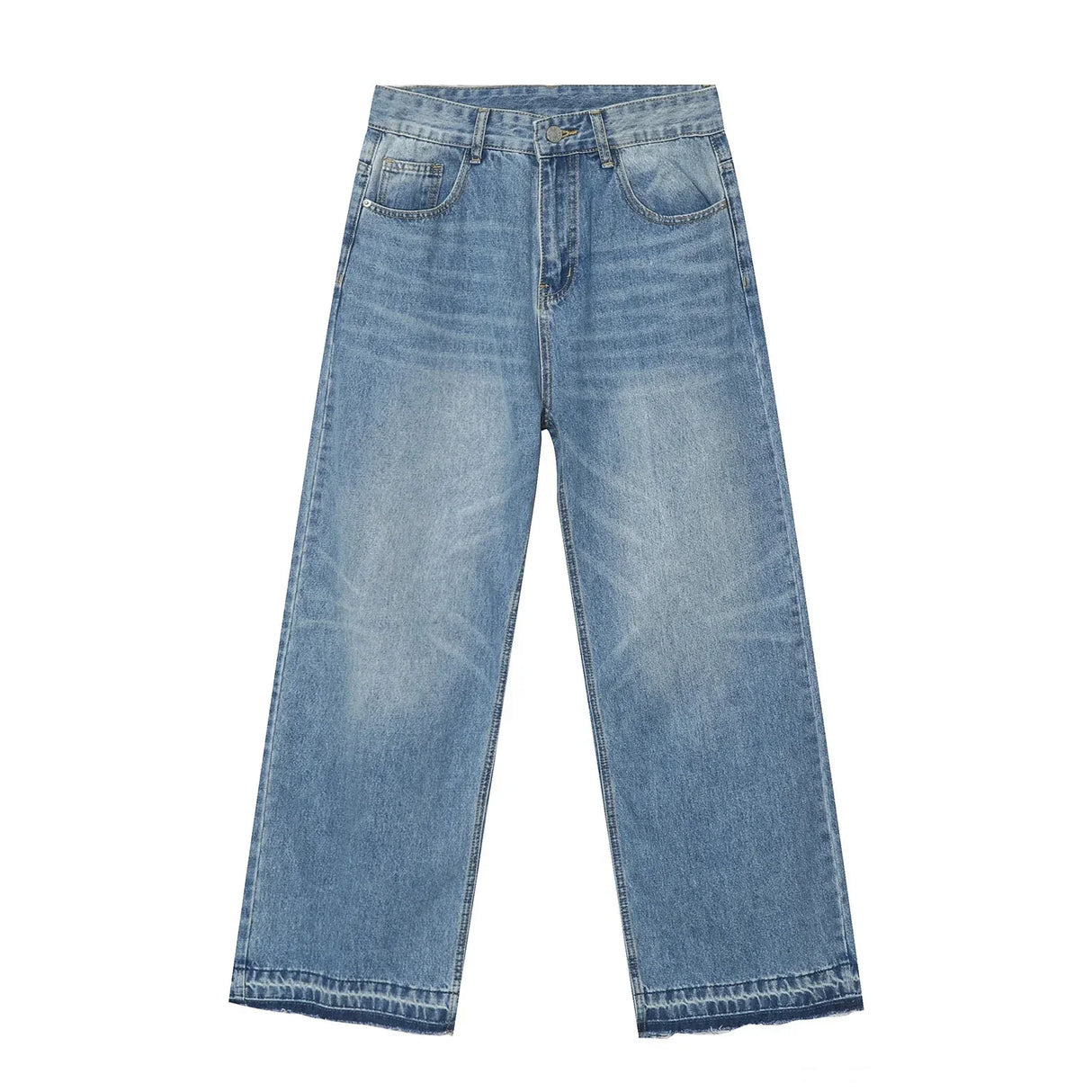 Firmranch New 2023 Men/Women Retro Blue Baggy Jeans