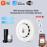 Tuya WiFi Smoke Alarm Temperature And Humidity Detection