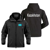 Kazakhstan Military Outdoor Jackets for Men Fleece Warm