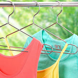 10pcs/set Clothes Hangers Stainless Steel Clothing Drying Rack