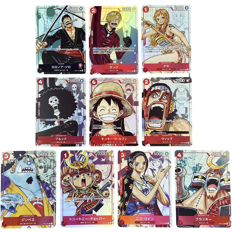 Anime One Piece TCG OPCG Replica Japanese Version