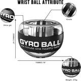 LED Automatic Light-emitting Gyro Wrist Force Handball Automatic