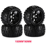 4pcs/pack 1/8 Scale 17mm Hex RC Truck Tires