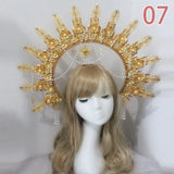 Baroque Headband DIY Material Gothic Lolita Crown Headband