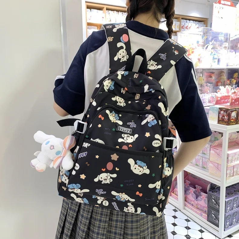 2023 New Kawaii Sanrio School Bag Pink Cinnamoroll