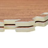 Wooden Interlocking Exercise Tiles Crawling Carpet And Rug