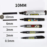 Water Proof Permanent Marker Pens 10 MM Chisel