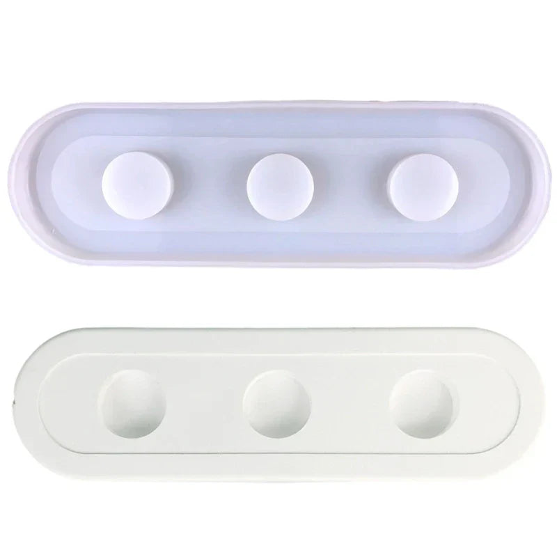 DIY Irregular Shaped Candlestick Silicone Mold 13 Holes