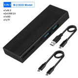 M.2 SSD HUB Dock Station USB HUB with