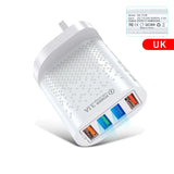 3.1A USB Charger Mobile Phone Adapter 4 Ports