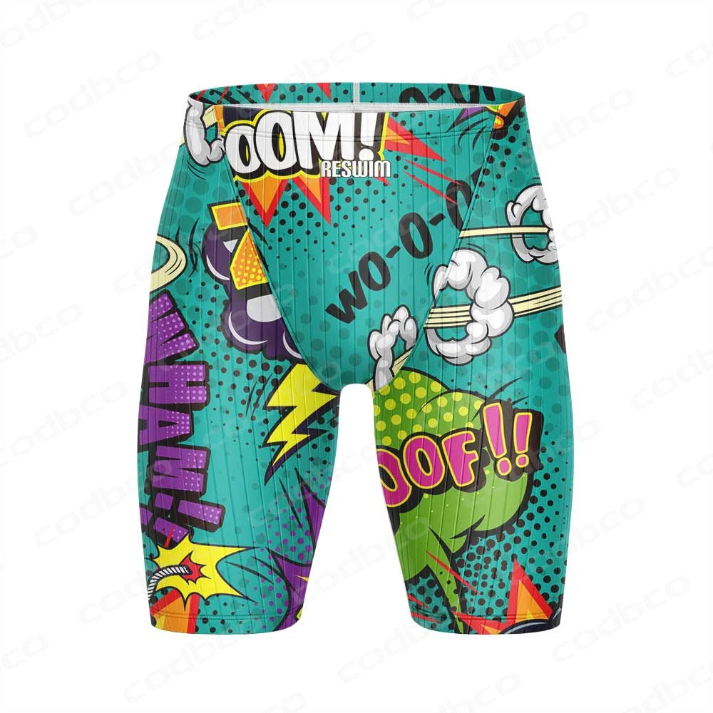 Summer Mens Swimming Tight Shorts Surf Jammers Swimwear