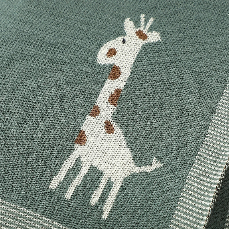 Newborn Baby Blankets Super Soft Knitted Infant Kids