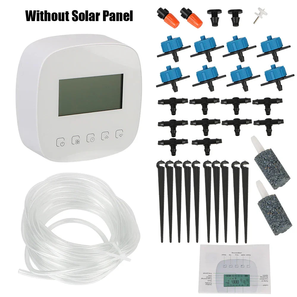 With Solar Panel WiFi Tuya Micro-drip Irrigation Controller