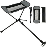 Outdoor Portable Folding Chair Footrest Aluminium Alloy Retractable