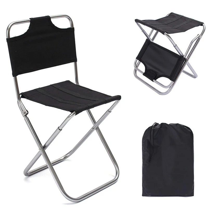 Outdoor Chair Camping Portable Folding Aluminum Foldable Fishing