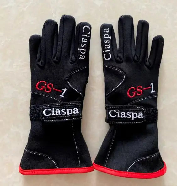Child car racing gloves cotton and polyester gloves
