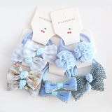 10Pcs/Lot Sweet Hair Band Girls Hair Ties Bows