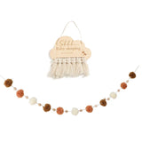 Kids Room Decoration Boho Tassel Nursery Tent Hanging Pendant Baby Newborn Photo Accessories Photography Props Newborn Gift