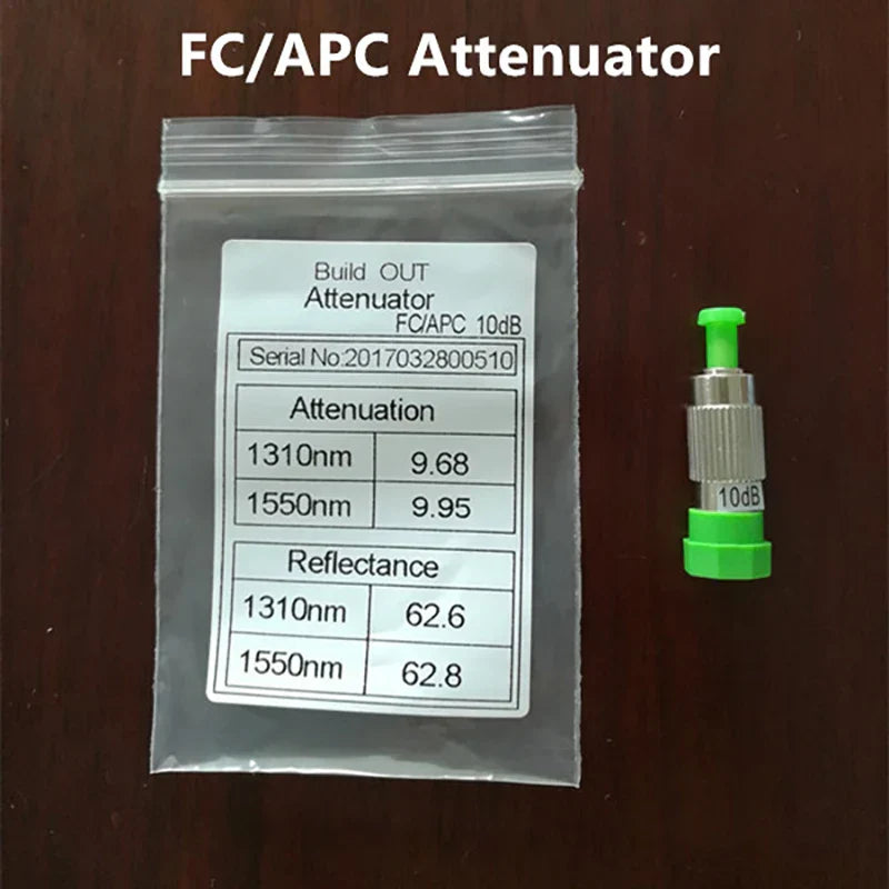 FC APC Fiber Attenuator, Optical Female to Male