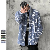 SEVEYFAN Men's Jacket Hip Hop Jackets Tie Dye