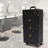 Rolling Lockable Makeup Hairdressing Trolley Stylist Beauty Salon
