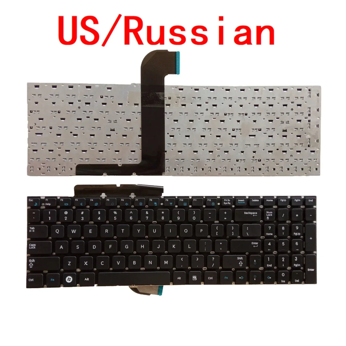 New US Russian Laptop Keyboard For Samsung SF510