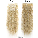 Long Curl Wave Clip In Hair Extensions 6Pcs/Set