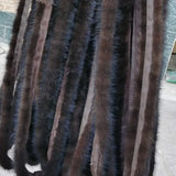5m Natural Mink Fur Ribbon Tapes 2.5cm Width