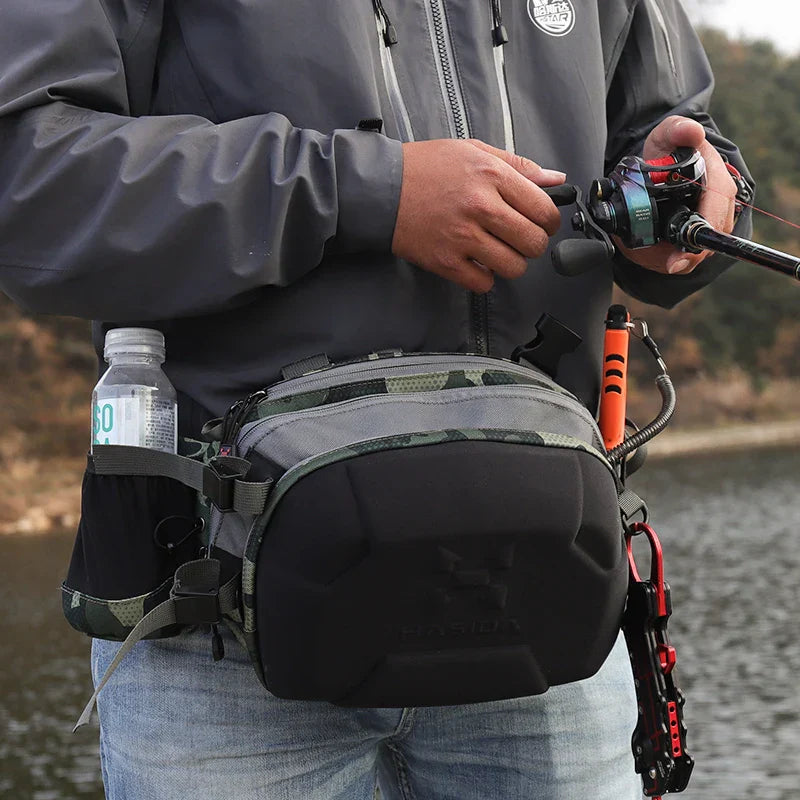 HISTAR Multi-Functional Sling Messenger/Waist Pack Caster Spinning Rod