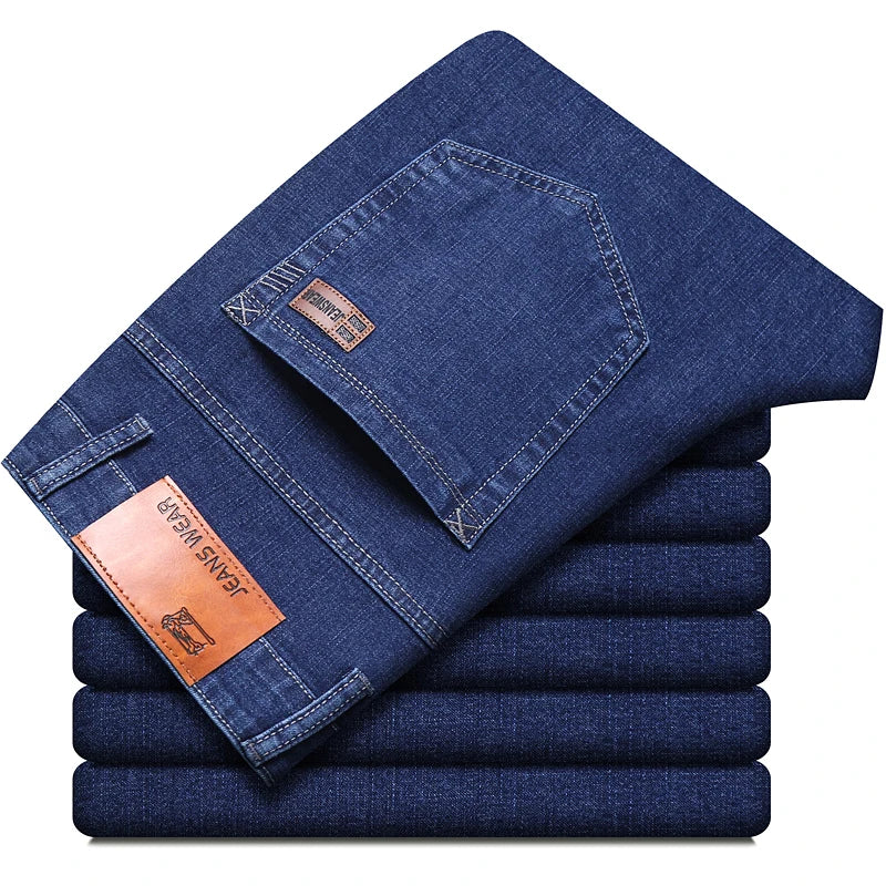 2023 New Men's Stretch Regular Fit Jeans Fashion
