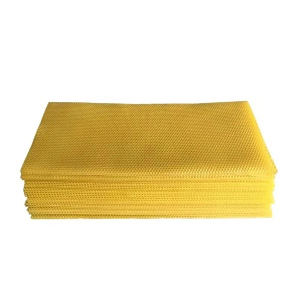 30pcs Honeycomb Wax Frames Beehive Base Sheets Beekeeping