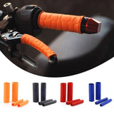 4Pcs Non-Slip Rubber Motorcycle Handle Grip Covers